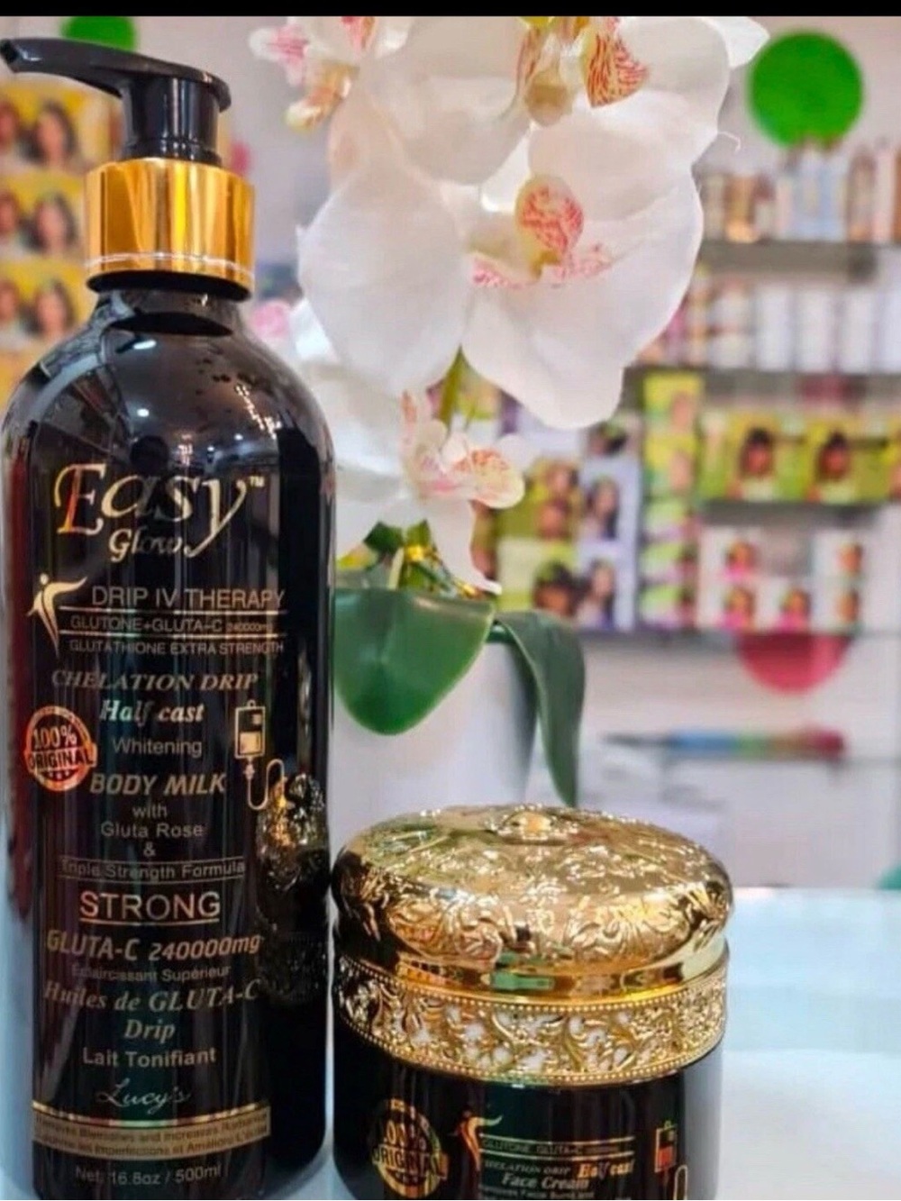 Easy glow lotion and face cream